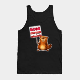 Bobr Kurwa - Trendy  Funny Polish Bober Meme Tank Top